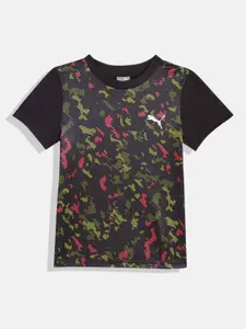 Puma Boys Abstract Printed dryCELL T-shirt
