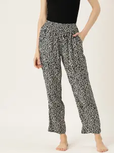 Rue Collection Printed Pure Cotton Lounge Pants