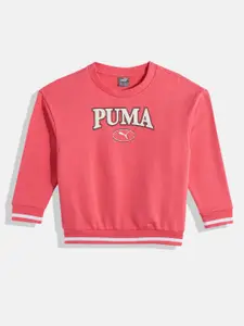 Puma Girls Squad Printed Sweatshirt
