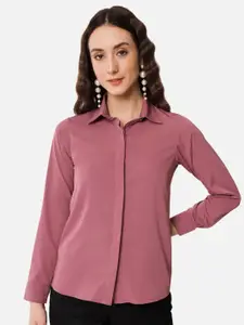 BAESD Spread Collar Standard Opaque Formal Shirt