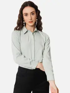 BAESD Spread Collar Standard Opaque Formal Shirt