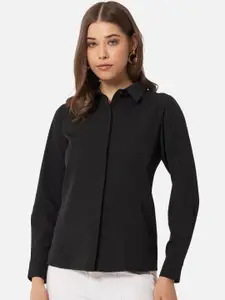 BAESD Spread Collar Standard Opaque Formal Shirt