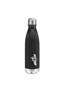 Milton Black Shine 800 Stainless Steel Single Walled Water Bottle 700 ml