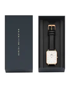 Daniel Wellington Women Quadro Pressed Sheffield 36mm White Dial Analogue Watch-DW00100450