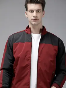 VOXATI Men Colourblocked Sporty Jacket