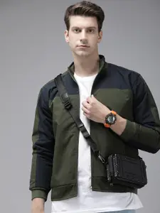 VOXATI Men Colourblocked Sporty Jacket