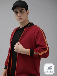 VOXATI Men Solid Sporty Jacket