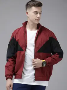 VOXATI Men Colourblocked Sporty Jacket