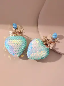 Yellow Chimes Beaded Drop Earrings