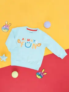 Pantaloons Baby Infants Boys Typography Printed Cotton Sweatshirt