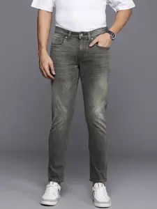 Louis Philippe Jeans Men Smart Skinny Fit Heavy Fade Stretchable Jeans