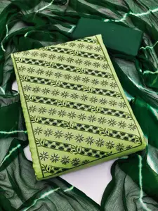 APNISHA Floral Embroidered Unstitched Dress Material