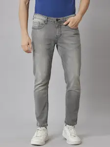 Being Human Men Regular Cropped Fit Light Fade Stretchable Jeans