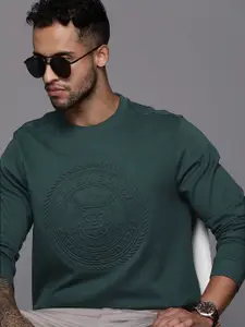 Allen Solly Brand Logo Embossed Sweatshirt