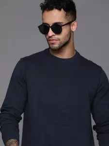 Allen Solly Brand Logo Embossed Sweatshirt