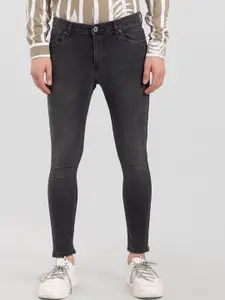 Snitch Men Black Clean Look Mid Rise Skinny Fit Stretchable Jeans