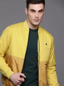 Allen Solly Colourblocked Bomber Jacket