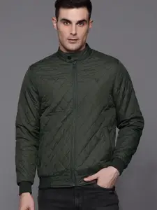 Allen Solly Reversible Quilted Bomber Jacket