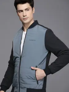 Allen Solly Solid Long Sleeves Bomber Jacket