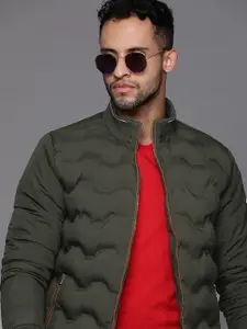 Allen Solly Mock Collar Full Sleeves Quilted Jacket