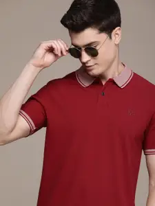 French Connection Polo Collar Pure Cotton T-shirt