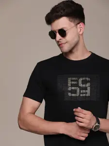 French Connection Brand Logo Printed Pure Cotton T-shirt