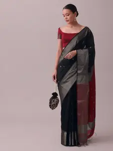 KALKI Fashion Abstract Woven Design Zari Saree