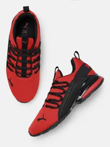 Puma Men Red Axelion Refresh Running Shoes