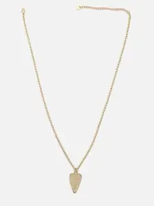 FOREVER 21 Gold-Toned Silver Gold-Plated Necklace