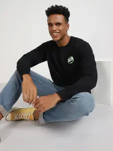 Lee Typography Printed Cotton Sweatshirt