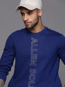 Allen Solly Self-Design Brand Logo Printed Sweatshirt