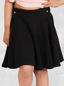 ADDYVERO Girls Flared Knee Length Skirt