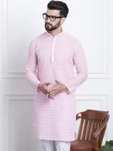 SOJANYA Ethnic Motifs Embroidered Pure Cotton Kurta