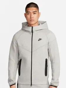 Nike Sportswear Tech Fleece Windrunner Mens Full-Zip Hooded Front-Open Sweatshirt