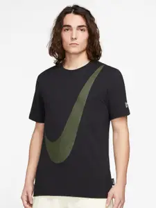 Nike AS M NSW TEE BIG SWOOSH HBR Logo Printed T-Shirt