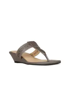 Bata Laser Cuts Open Toe Wedge Heels