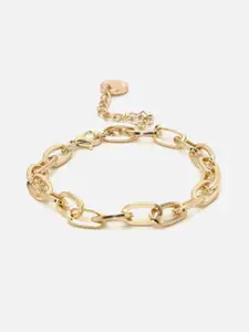 FOREVER 21 Gold-Toned Silver Link Bracelet