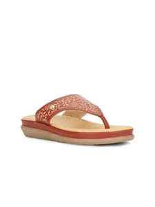 Scholl Printed Open Toe Flats