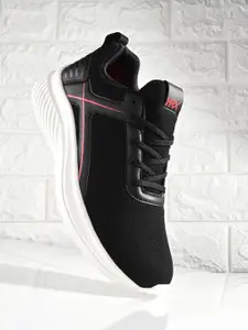HRX by Hrithik Roshan Men Black Memory Foam Mesh Running Shoes