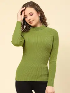 Monte Carlo Ribbed Turtle Neck Woollen Pullover