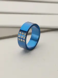Bold by Priyaasi Men AD Studded Finger Ring