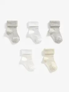 mothercare Infant Boys Pack Of 5 Patterned Ankle-Length Socks