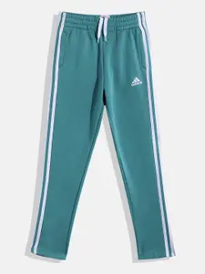 ADIDAS Boys FLEECE 3S PAN Side Striped Track Pants