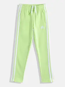 ADIDAS Boys FLEECE 3S PAN Side Striped Track Pants