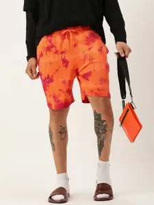 Kook N Keech Men Tie & Dye Printed Loose Fit Shorts