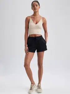DeFacto Women Mid-Rise Denim Shorts