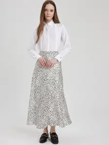 DeFacto Printed A-Line Maxi Skirt