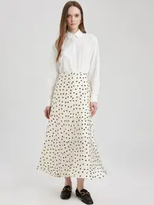 DeFacto Printed A Line Maxi Skirt