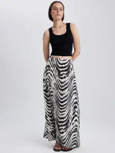 DeFacto Printed Maxi Length Skirt