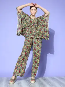 all about you Ethnic Motifs Printed Night Suit